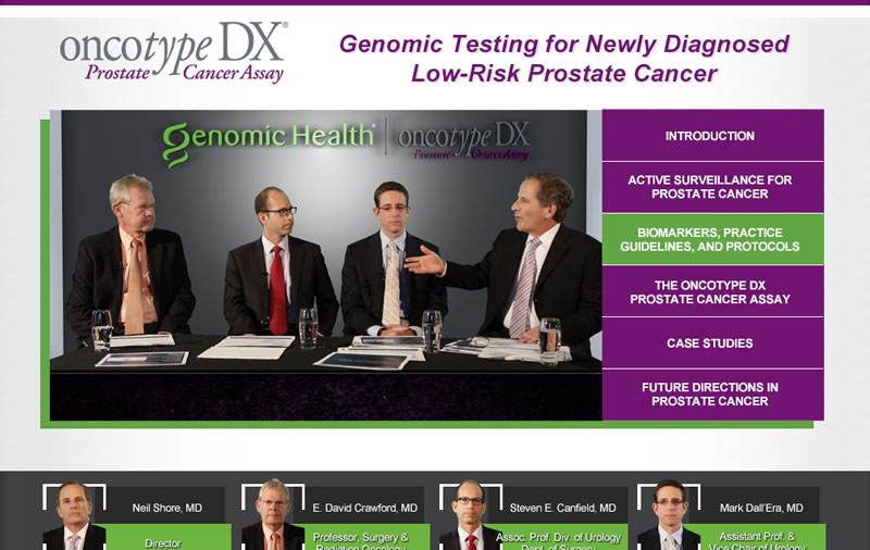 Oncotype DX landing page